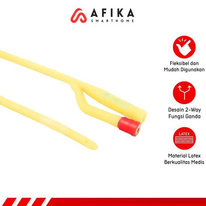SHANUMID Selang Kateter Urethral Catheter 2 Way Latex Disposable