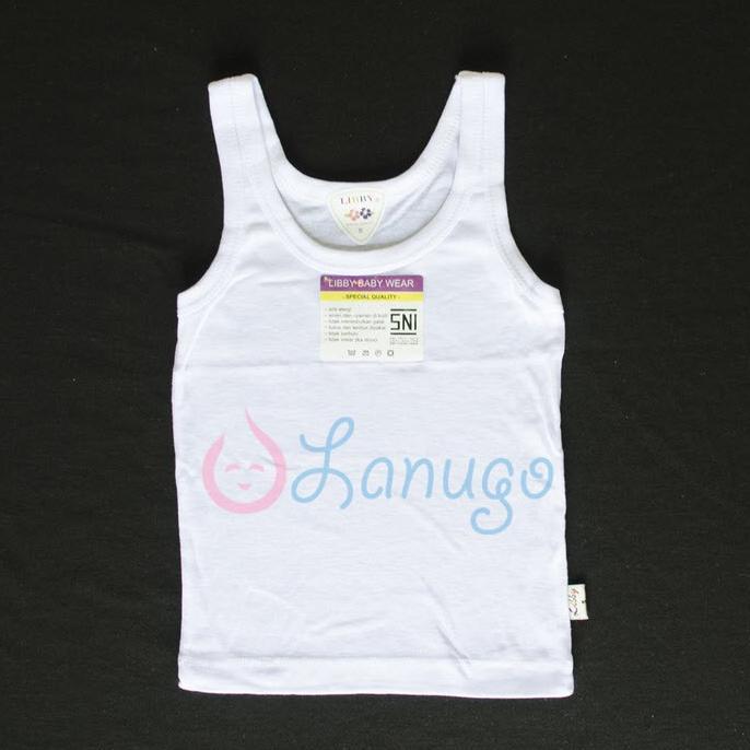et-12 LIBBY VELVET JUNIOR Singlet / Kaos Dalam Anak Putih | Baju Anak / Kaos Anak / Kaos Dalam Velve