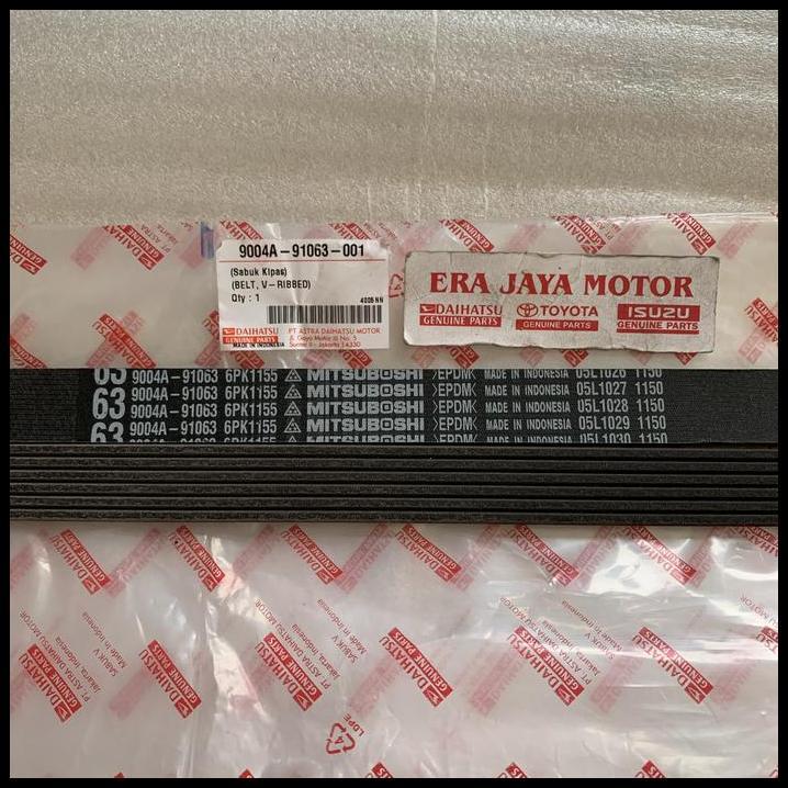 DISKON FAN BELT AGYA AYLA 1000CC-SIGRA 1000CC ORIGINAL 