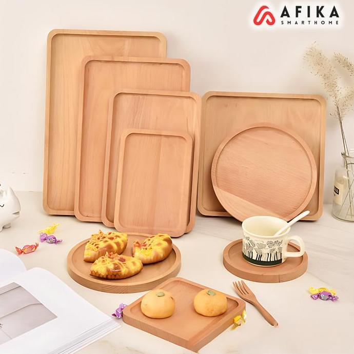 BOTANICAL Alas Tatakan Gelas Teko Mahony Coaster Tatakan Gelas Teko Kayu Estetik