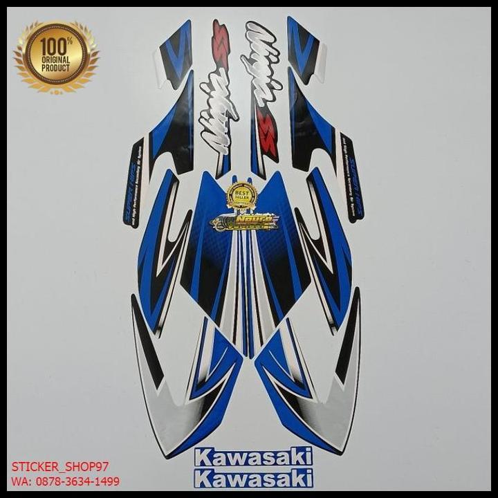 TERBARU (ORI) STRIPING KAWASAKI NINJA SS 2010 BIRU BERKUALITAS ORIGINAL 