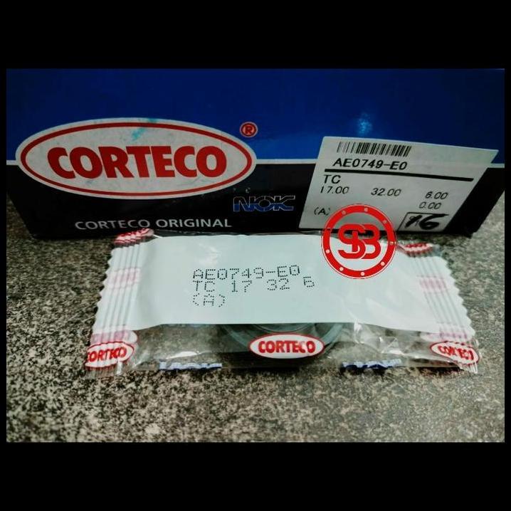 GRATIS ONGKIR OIL SEAL TC 17 32 6 NOK CORTECO 