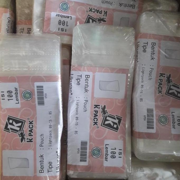 Plastik standing pouch K'pack 09 x 15.