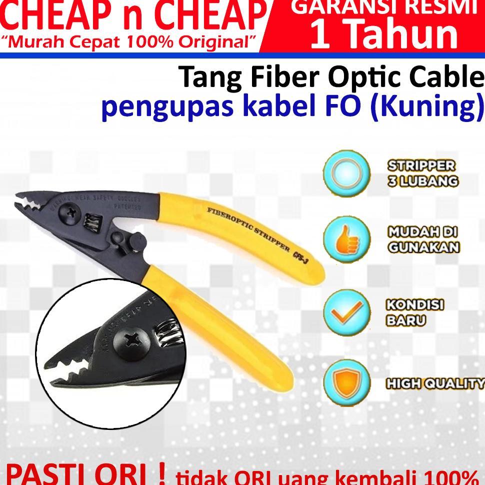 Tang Kupas Kabel FO Tang Fiber Optic Cable Cfs3 Stripper Dropcore