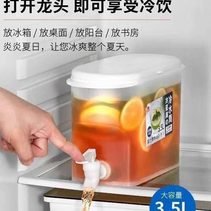 Dispenser Jus Air Minum Dingin Minuman Kulkas Galon Mini portabel ASLI