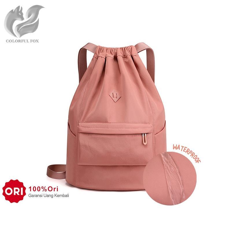 COLORFUL FOX 8536 Tas Ransel Wanita Backpack Wanita Remaja Tas Bahan Anti Air terlaris