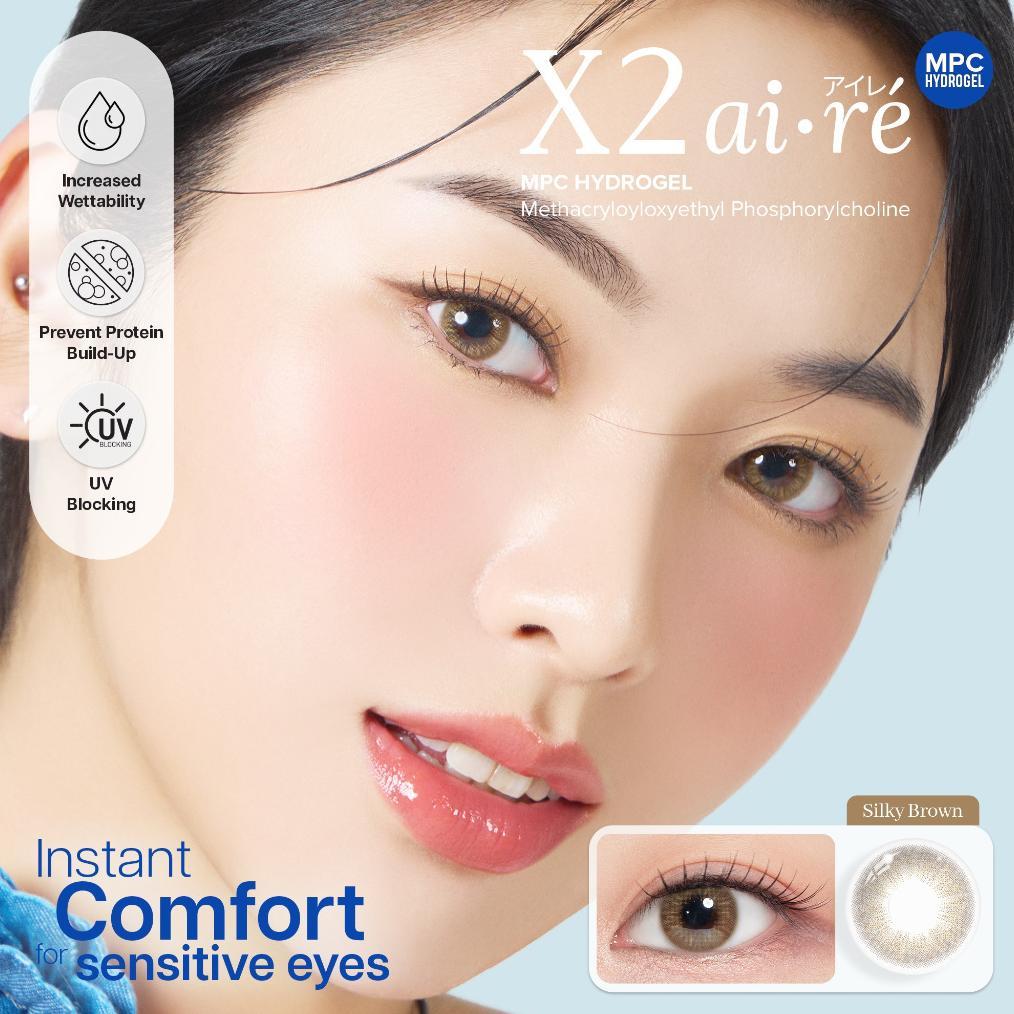 X2 AIRE Softlens - Silky Brown