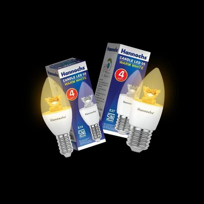Hannochs Lampu Led Candle 05 E14 4Watt / Lampu Lilin Hanochs E14 4W LED 05