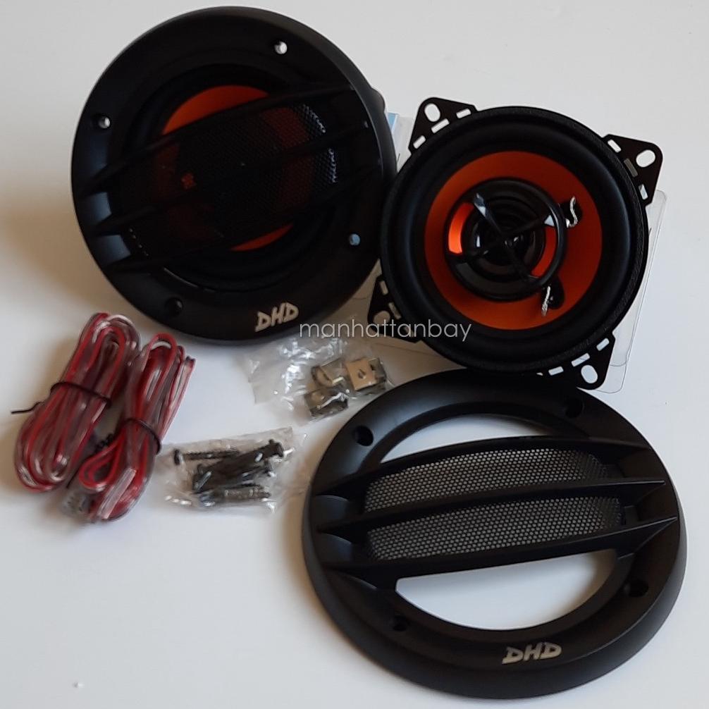 1 SET (Sepasang) Speaker Audio Mobil 4 Inch 2 Way Coaxial Speaker DHD-420CX
