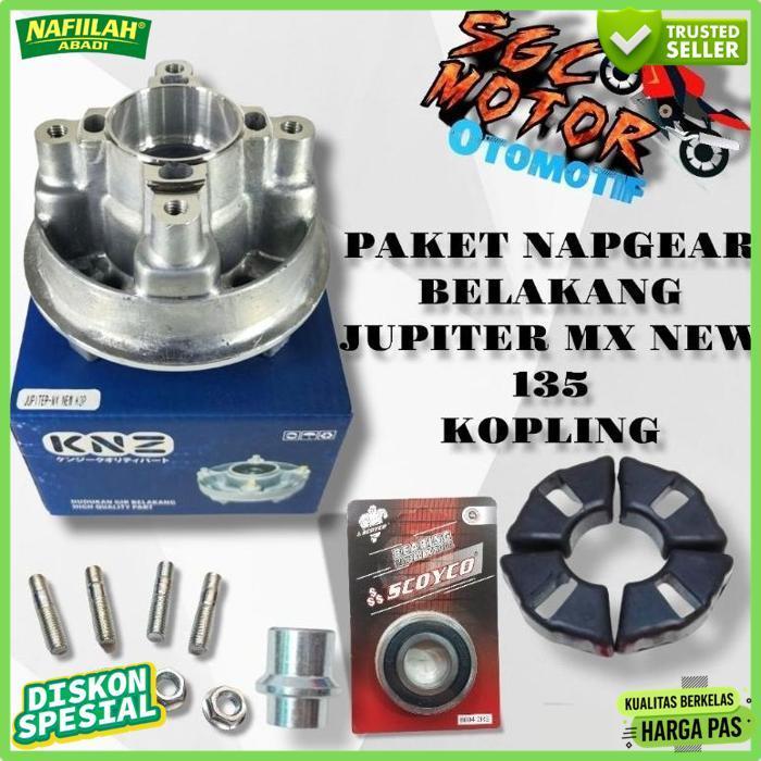 Quality [ Cod ] Paket Komplit Napgear Jupiter Mx New 135 Kopling Nap Gear Dudukan Gear