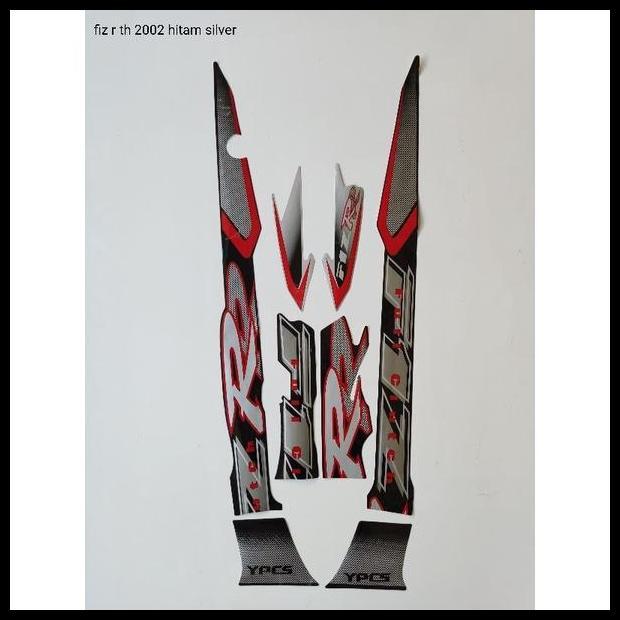 GRATIS ONGKIR (ORI) STRIPING ORI YAMAHA FIZ R TH 2002 HITAM SILVER KUALITAS ORIGINAL 