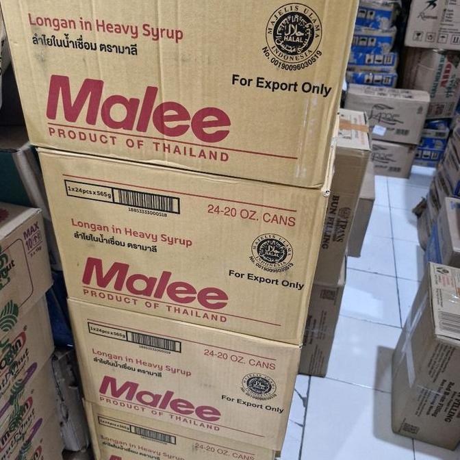 Sale Terlaris Malee Longan Thailand Kelengkeng Kaleng 565Gr Halal