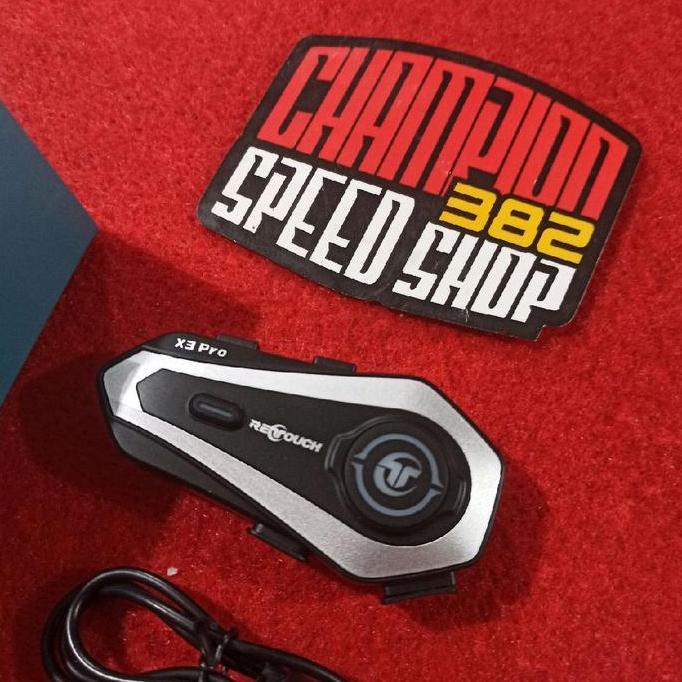 Intercom Interkom Helm ReTouch X3 PRO Helmet Wireless Intercom Original murah