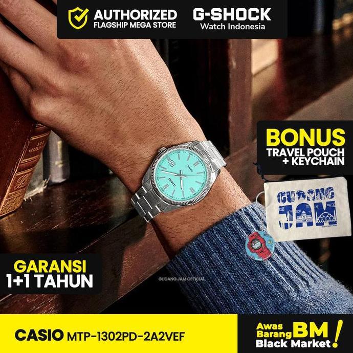 Casio General MTP-1302PD-2A2VEF MTP-1302PD MTP-1302 MTP1302PD Watches Men Jam