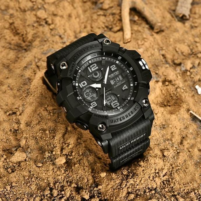 Digitec DA-2125T Jam Tangan Pria Double Time DA2125T 2125 2125T