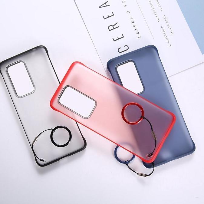 Case Hp  untuk Huawei P40 Pro Casing HARD PC Matte Casing Frame Borderless Frameless Ponsel Cover