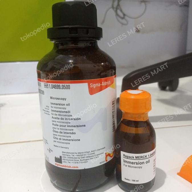 Medclean- Immersion Oil Merck Minyak Imersi Merck Repack 100Ml