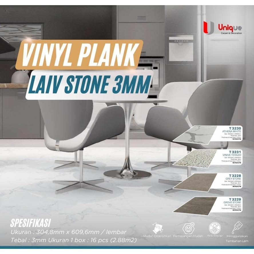 Vinyl Lembaran Laiv Motif Marmer Terazo / Vinyl 3mm / Lantai Vinyl Lembaran / Vinyl Motif Stone