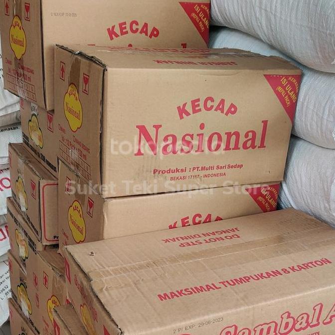 Sale Terlaris Kecap Nasional Sachet Perpack 16Ml X 18 Sachet Murah