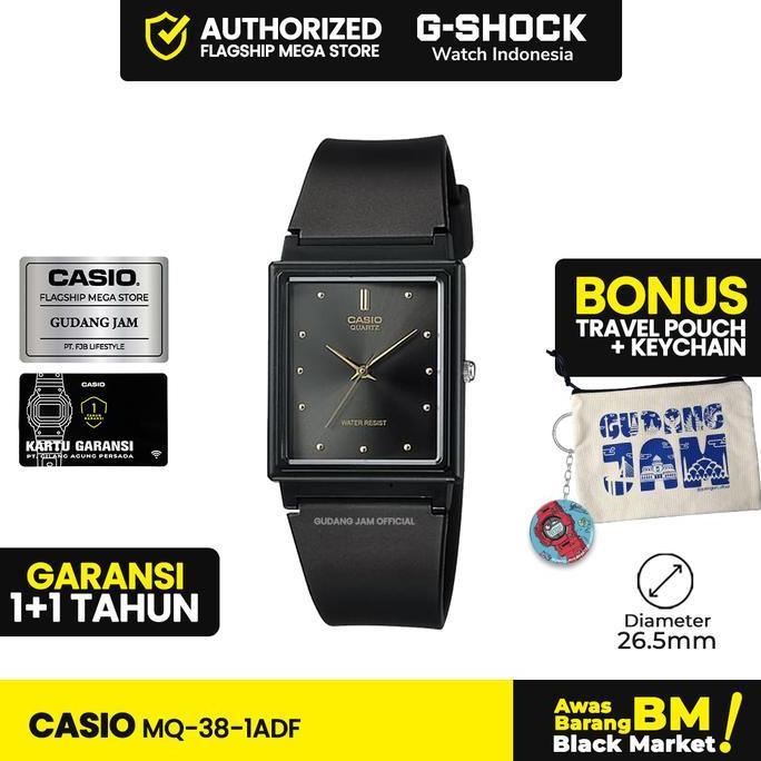 Casio General MQ-38-1ADF | Jam Tangan Pria Cowok | Analog | Anti Air | Original | Casio Woman Watche