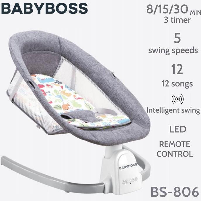 BABYBOSS BS-806 Ayunan Bayi Automatic Baby Swinger Chair Swing Bed