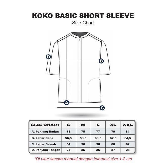 Erigo Shanghai Short Sleeve Basic Farhan Sage Green - Kemeja Koko Lengan Pendek Unisex