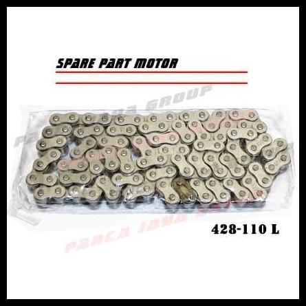 GRATIS ONGKIR RANTAI GEAR 428-110 CG-110-125 CG100 CG125 GL MAX CDI GTO CB100 CB125 