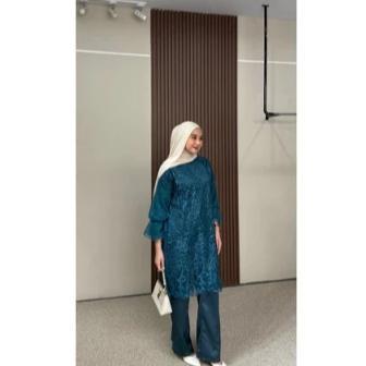 TERLARIS COD |Jenna Set Pakaian Kondangan dan Pesta | Set Celana + Tunik Termurah