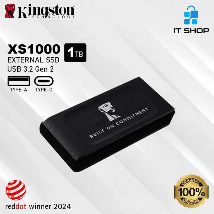 Kingston XS1000 External SSD 1TB BLACK