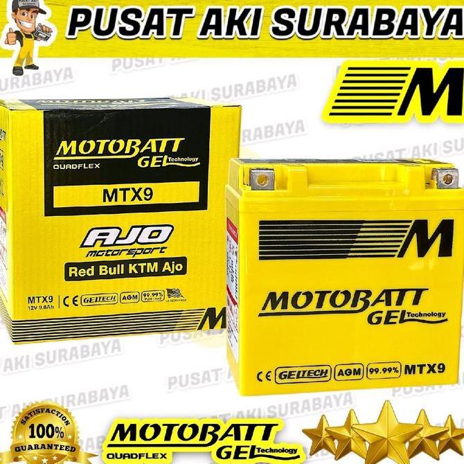 Promo ASLI GEL MOTOBATT MTX9 9 AH ACCU KERING MF MOTOR SUZUKI THUNDER 150 THUNDER AKI SUPER GEL MOTO