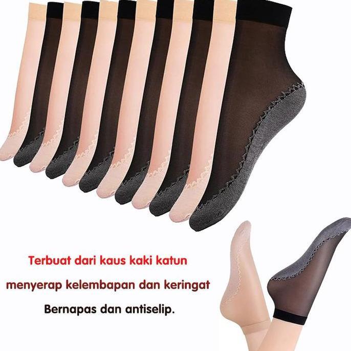 COD* Kaos Kaki Stocking / Transparan Pendek Wanita Stocking Wanita Short Sock Daily / Tabung Pendek 