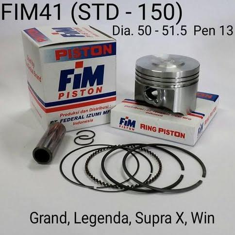 Piston Fim Honda Supra Grand Legenda Win Pin13 Fim41 Terbaik