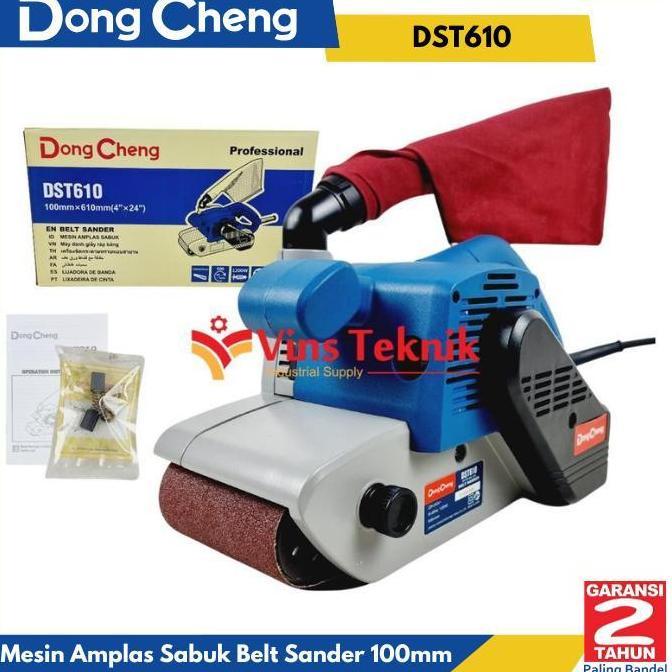 Miliki Dongcheng Dst610 Mesin Amplas Belt Sander 100Mm Dst 610