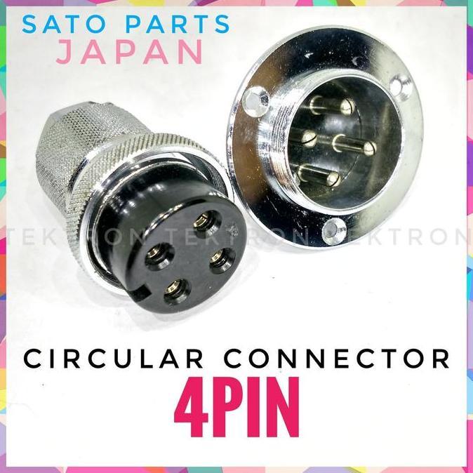 Murah (1) SATO Japan 4P Circular Connector,4pin,BIG CB konektor, besar tek70n