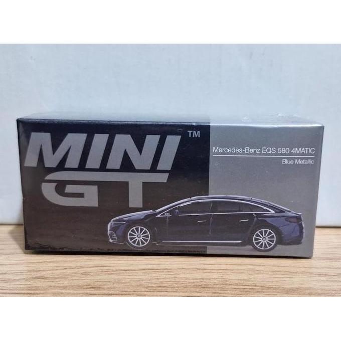 MiniGT Mini GT 559 Mercedes-Benz EQS 580 4MATIC Blue Metallic (Segel)