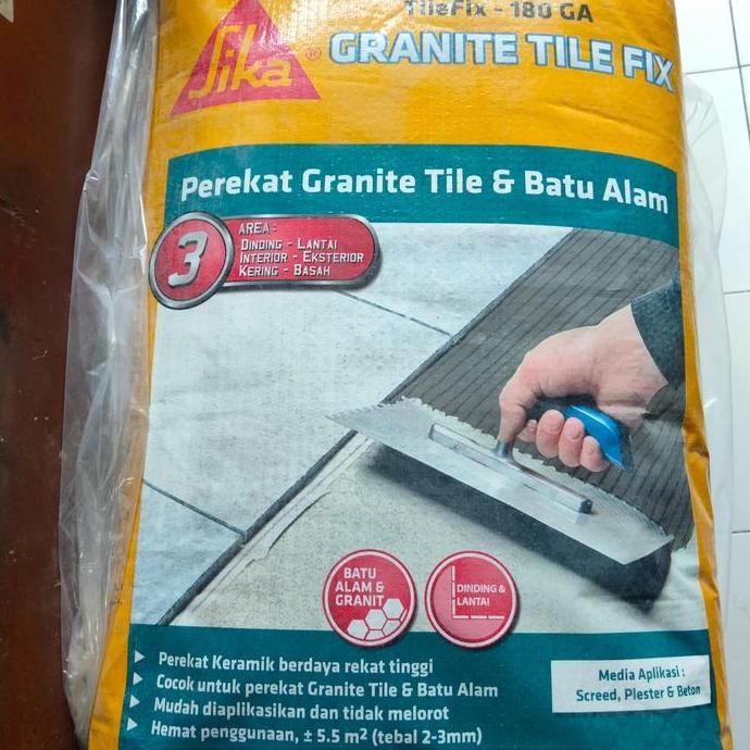 sika ceram 180 GA tilefix perekat granit & batu alam 25 kg