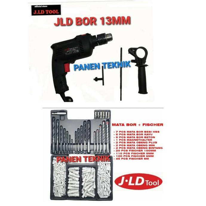 Terjangkau Bor 13Mm Jld 8013 Paket Dengan Matabor Set Jld Komplit