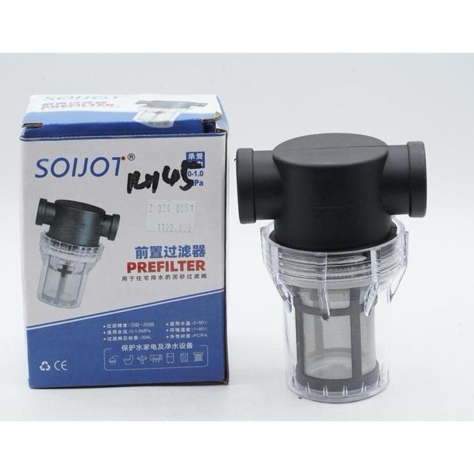 Saringan Air Irigasi Drat Dalam 3/4 Inch Thread Strainer Pond Irrigation Aquarium Fish Tank Water Pu