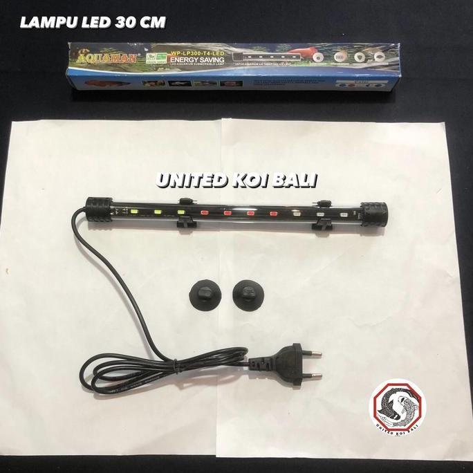 LAMPU LED AQUARIUM SUBMERSIBLE WARNA WARNI 30 CM LP300