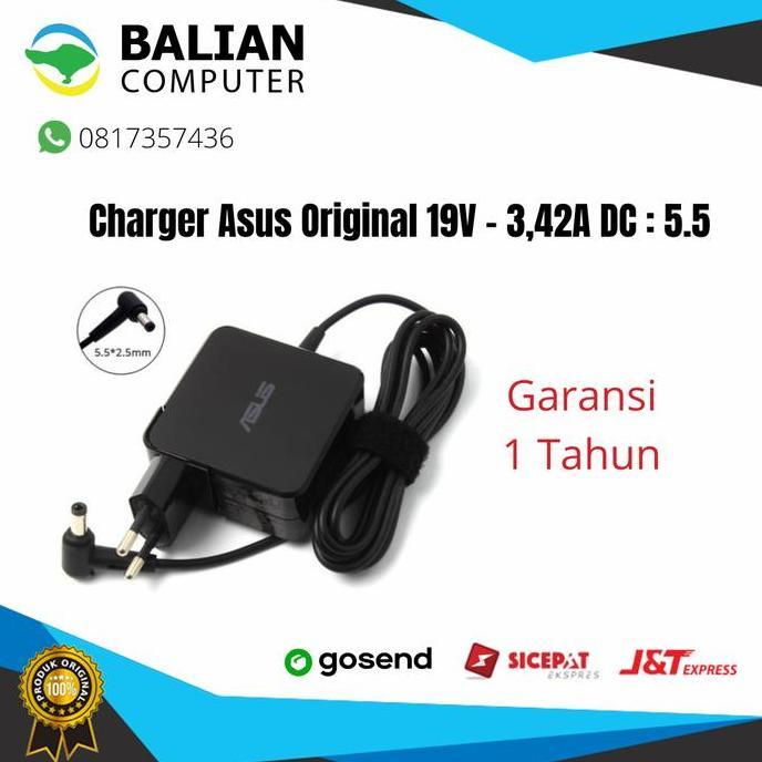 BEBAS ONGKIR - Charger Laptop Asus A455L A455 X450 A450 X451 X43U K53 Ori Garansi 1th