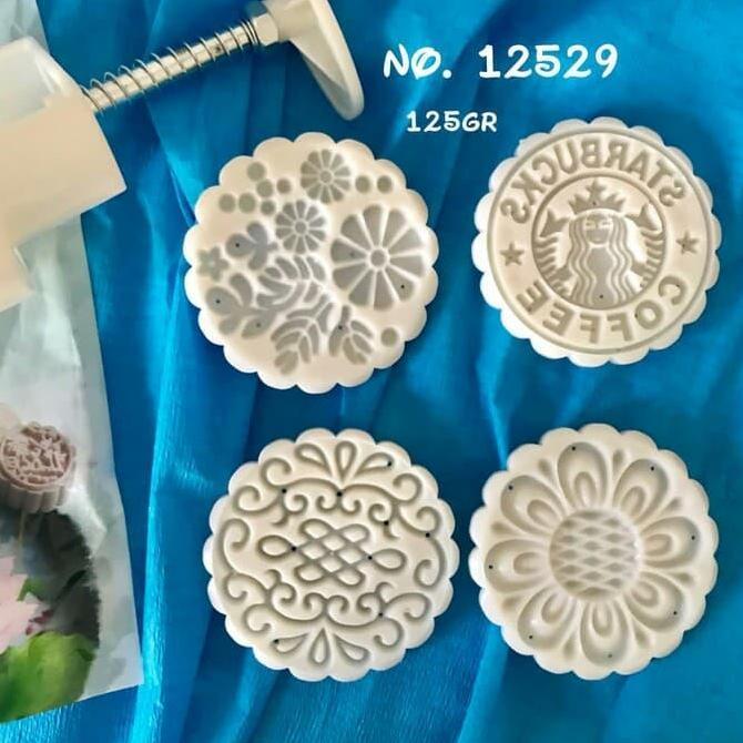 HARGA DISC - Cetakan Kue Bulan Mooncake Starbucks CM12529