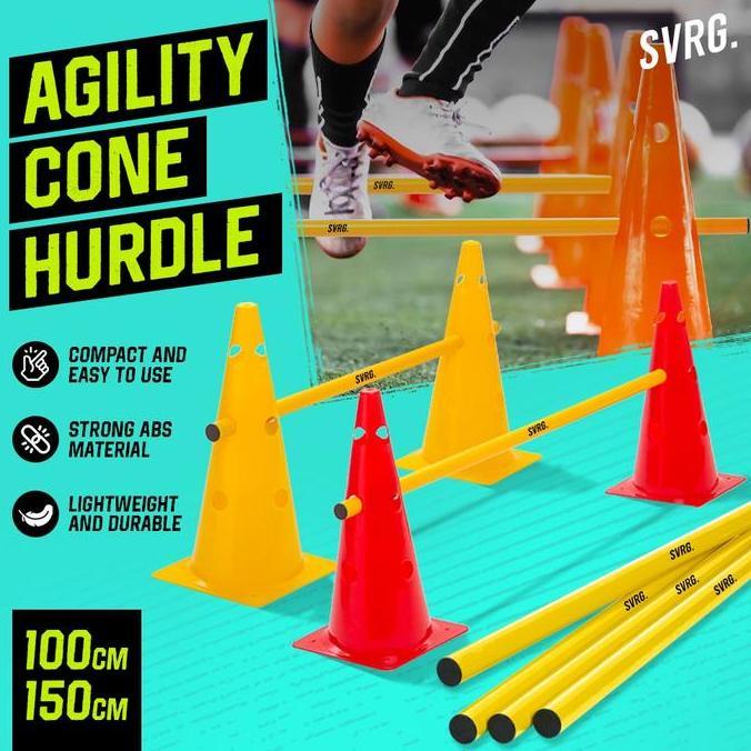 Cantaca900 - SVRG Agility Cone Hurdle - Cones Hurdles - Kelincahan - Sepak Bola