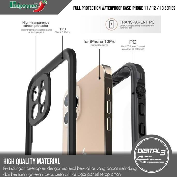 Redpepper Waterproof Case Anti Air Shock IP68 IPhone 11 12 13 Pro Max