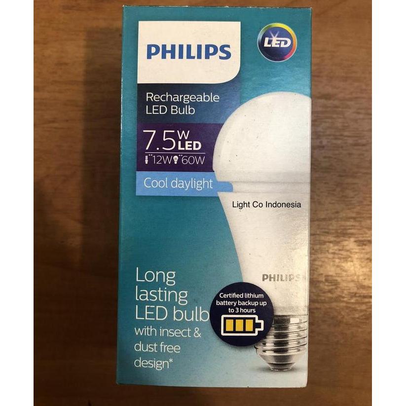 Lampu Led Philips Emergency 7watt putih