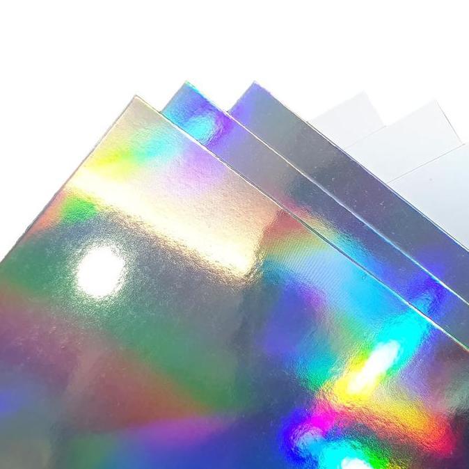 Kertas Hologram Perak 300 gsm A3/A3+ - Paper Silver