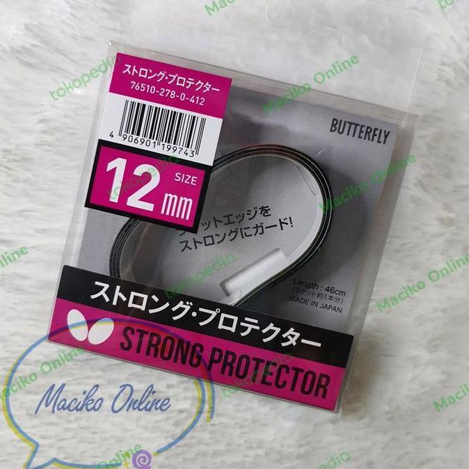 Strong Protector Butterfly 12mm ~ Pelindung Bet Pingpong Side Tape
