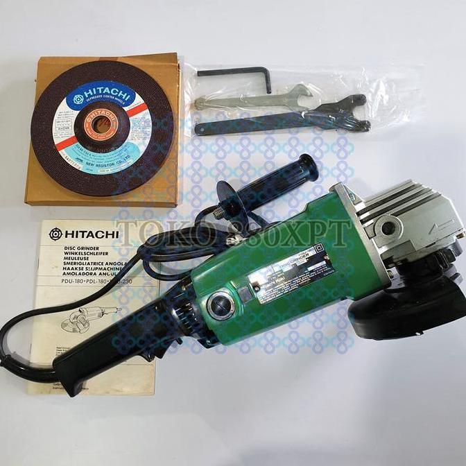 Miliki Hitachi Pdu180 Mesin Gerinda Tangan 7" 180Mm Angle Grinder Japan