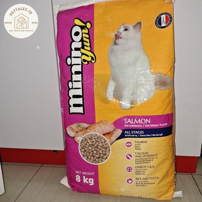 TERBARU - minino yum cat salmon 8kg