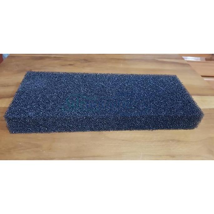 SPONGE BIO FOAM HITAM 25X10X2 CM KAPAS BUSA MEDIA FILTER AQUARIUM (TERBAIK) (TERBARU) (TERMURAH)