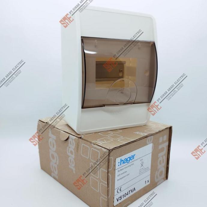 TERMURAH - Box MCB Hager 4 Grup Outbow VS-104TVA